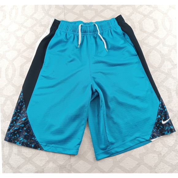 Nike Other - Nike Basketball Shorts Teal Black White Mens Size L Athletic Gym Workout